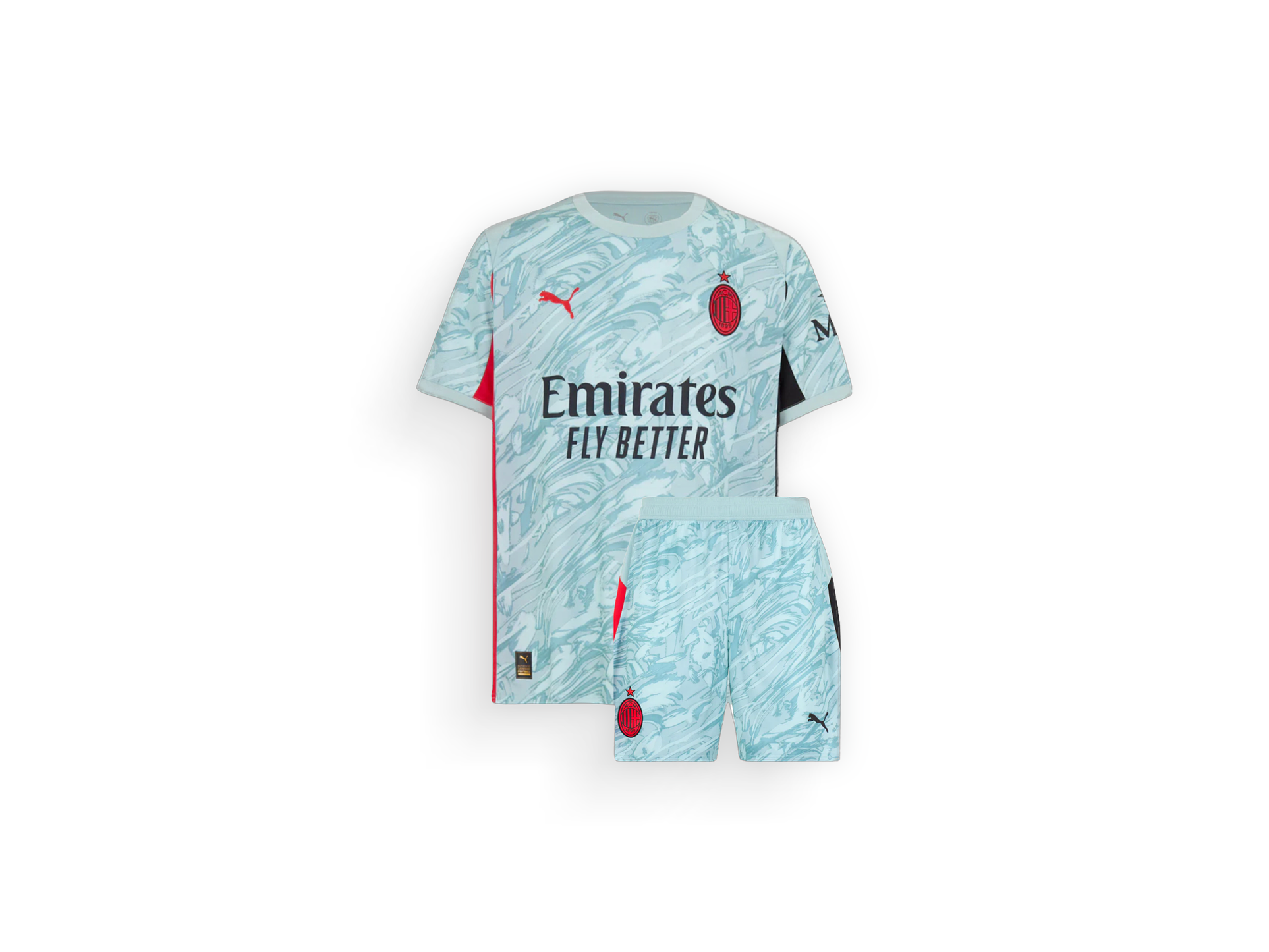 AC Milão guarda-redes Kit Criança 2025-26 1