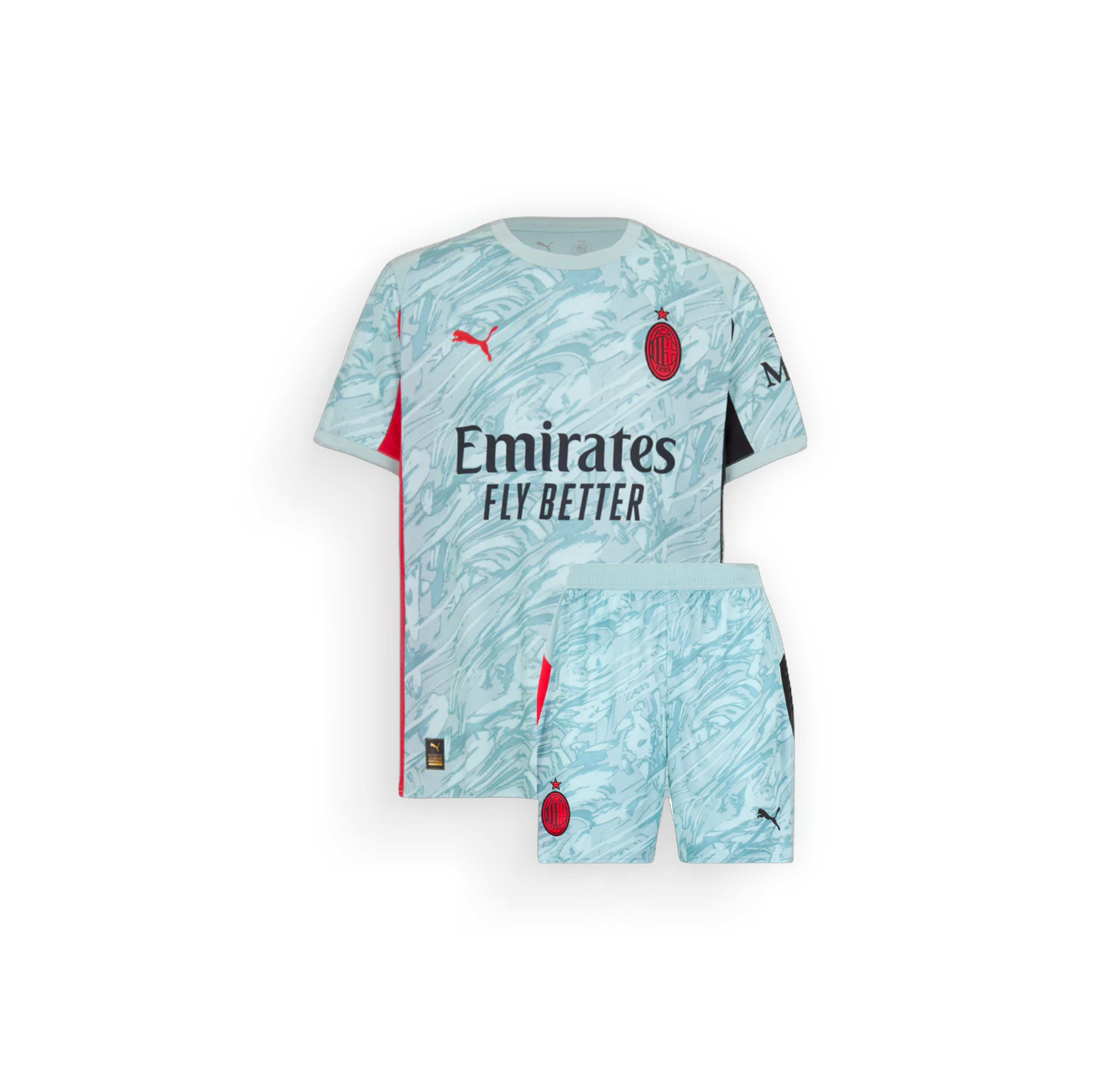 AC Milão guarda-redes Kit Criança 2025-26 1