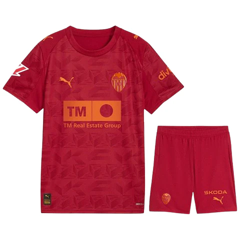 Equipación infantil del Valencia 2025-26