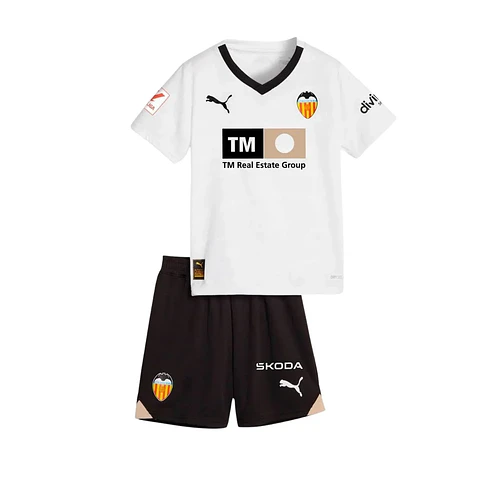 Equipación infantil del Valencia 2025-26