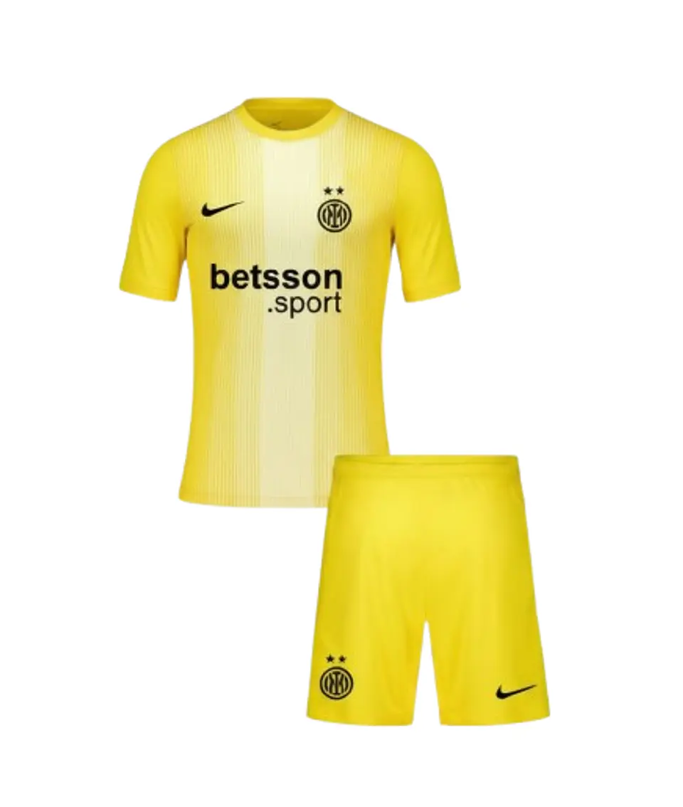 Inter de Milão guarda-redes Kit Criança 2025-26 1