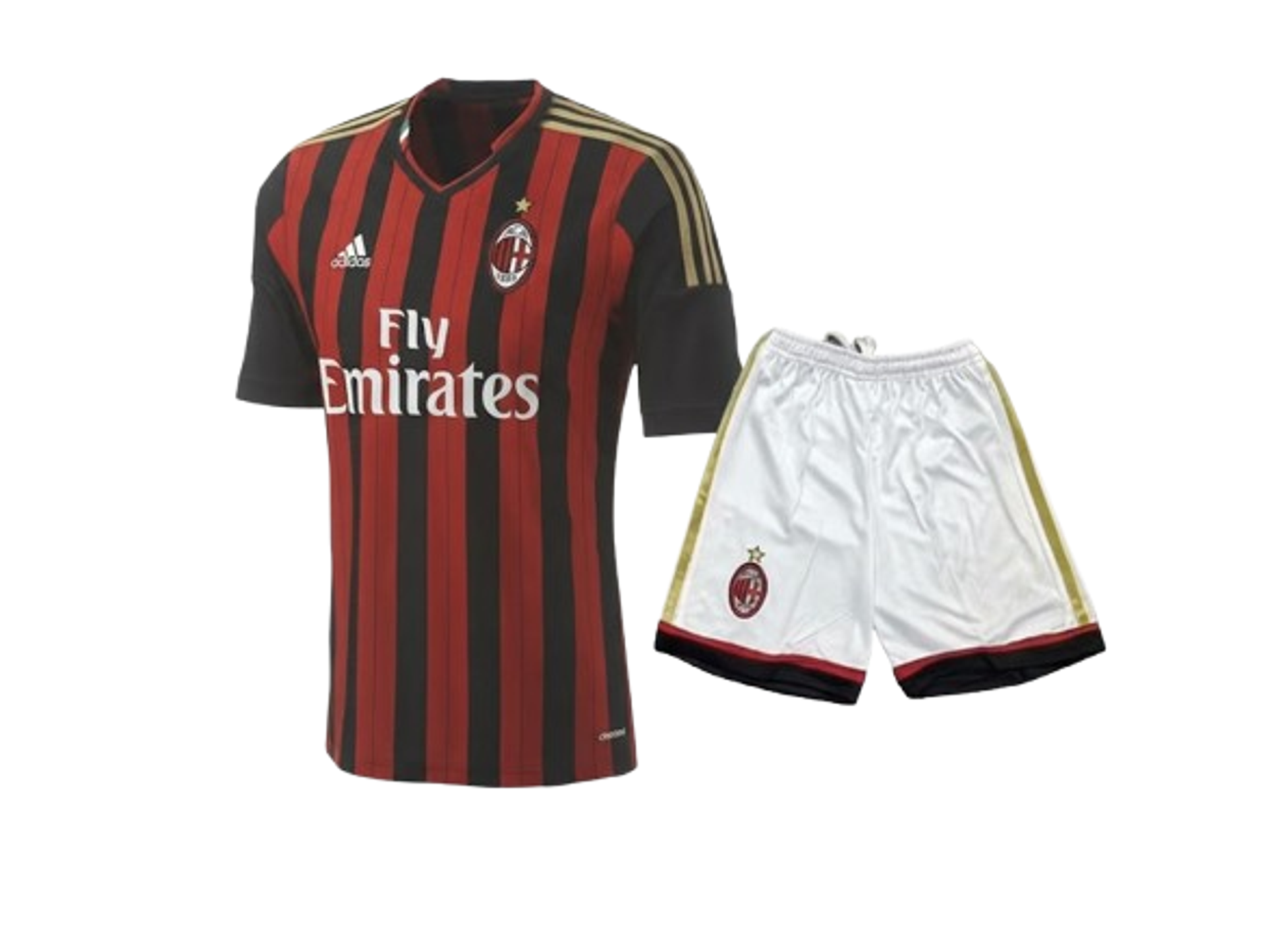 AC Milan Retro 2013-14 Kids Kit 1