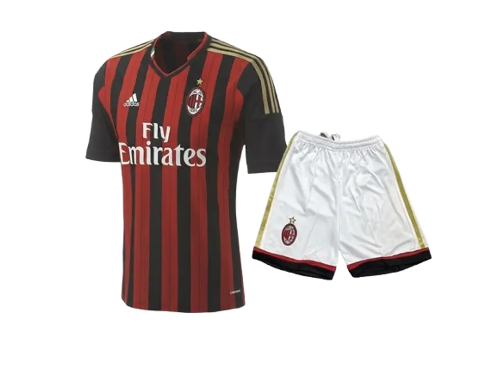 Kit retro infantil del AC Milan 2013-14 1