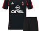 AC Milão Kit Criança Retro 1998-99 - Thumbnail 1