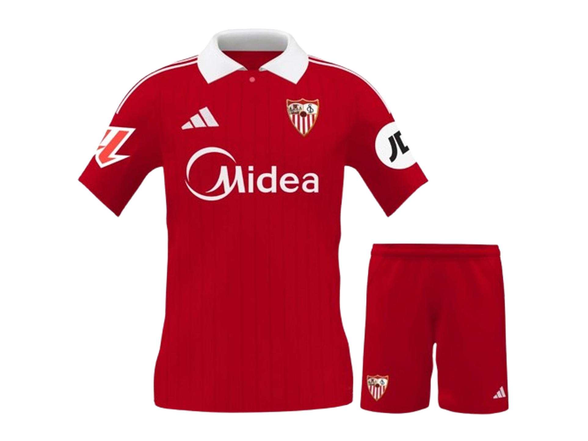 Equipación infantil del Sevilla 2025-26 1
