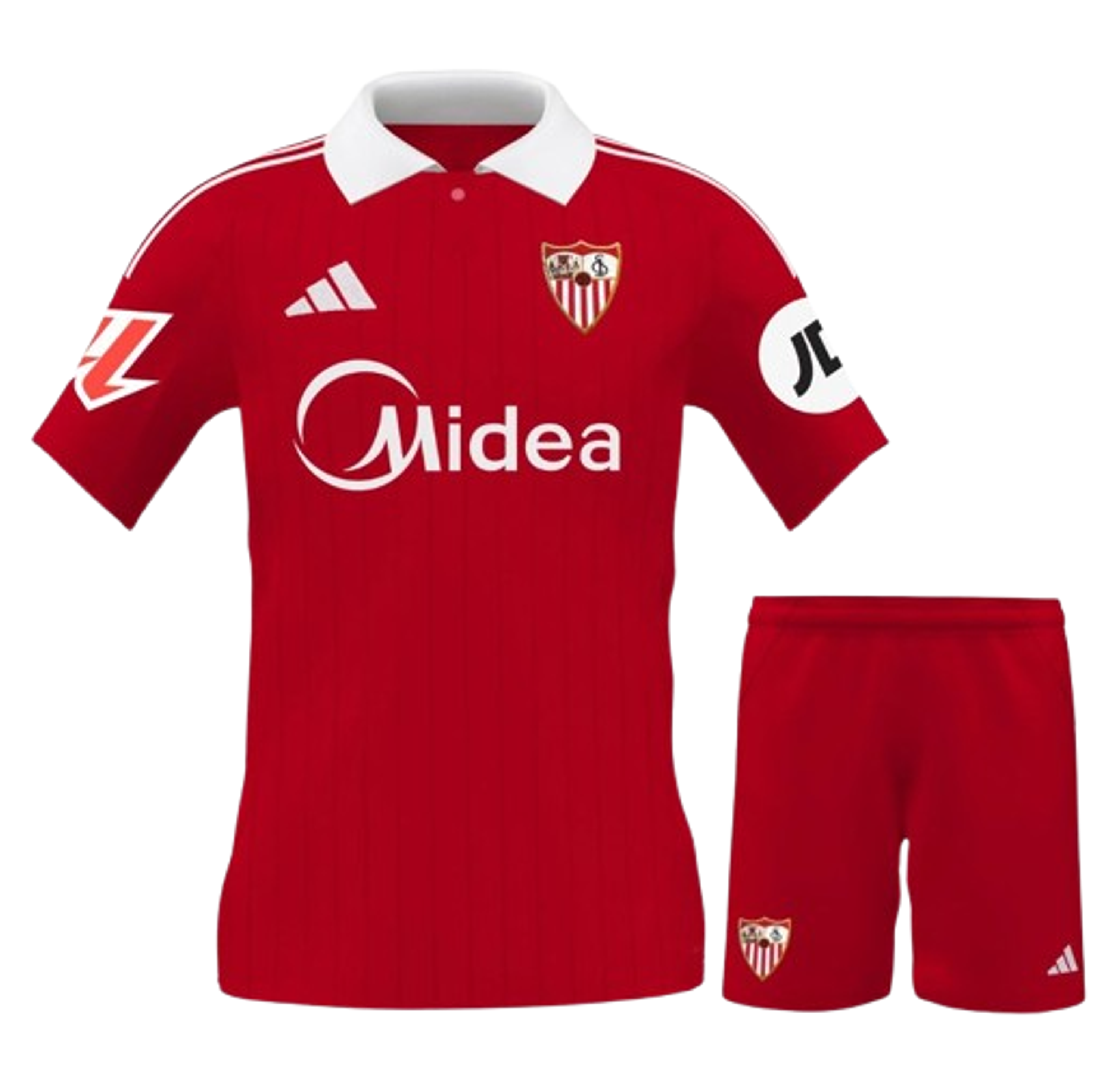 Equipación infantil del Sevilla 2025-26 1