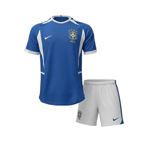 Kit retro infantil de Brasil 2002