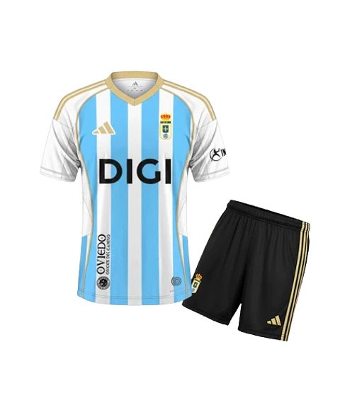 Equipación infantil del Real Oviedo 2025-26