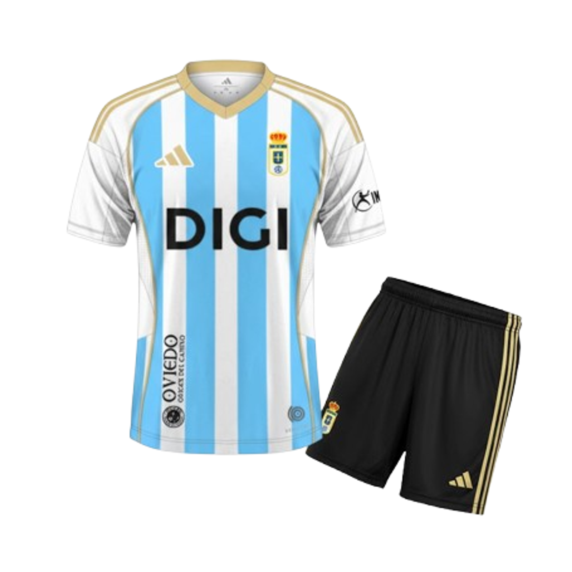 Real Oviedo Kit Criança 2025-26 1