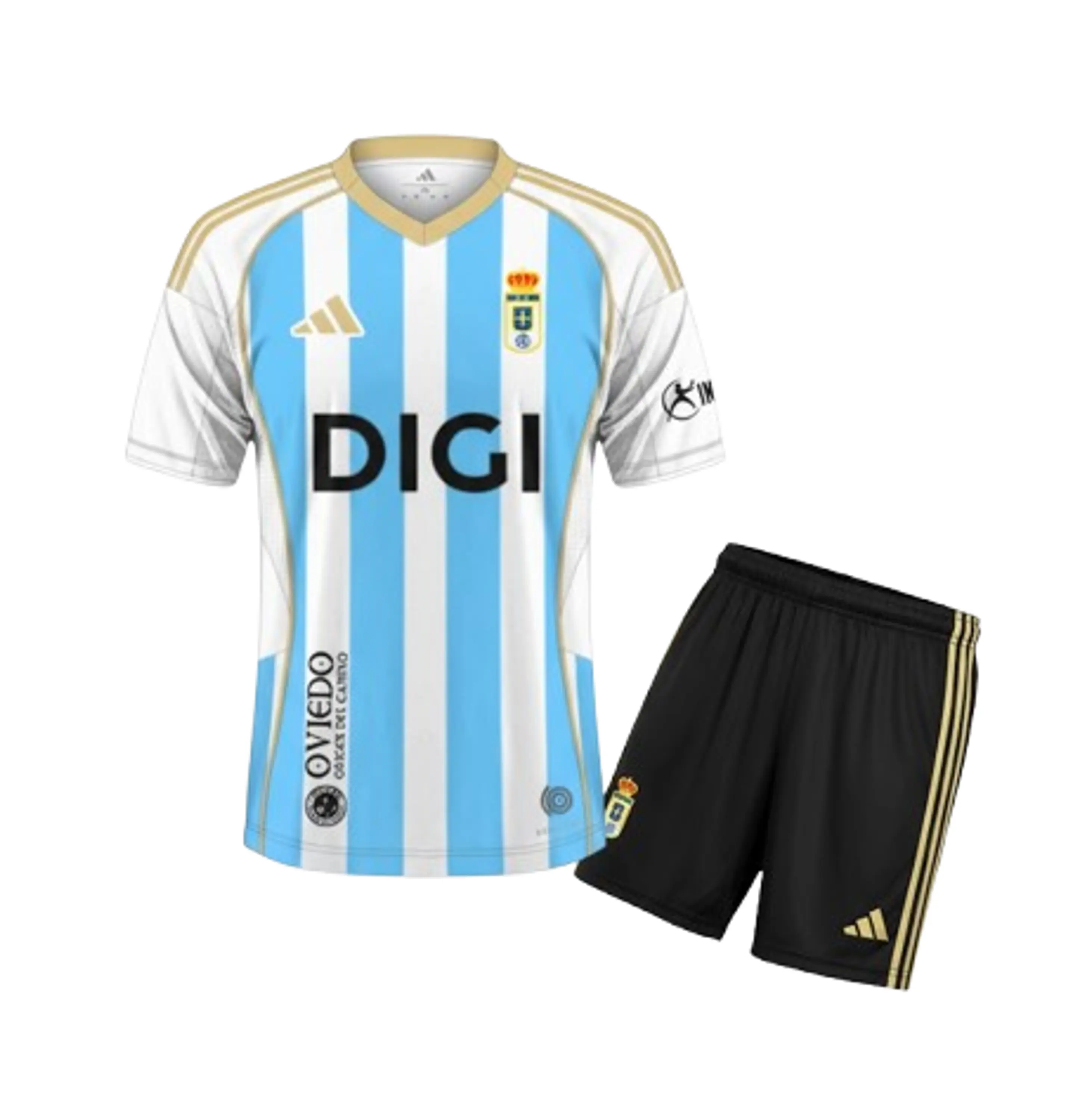 Real Oviedo Kit Criança 2025-26 1