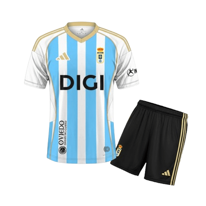 Real Oviedo Kit Criança 2025-26 1