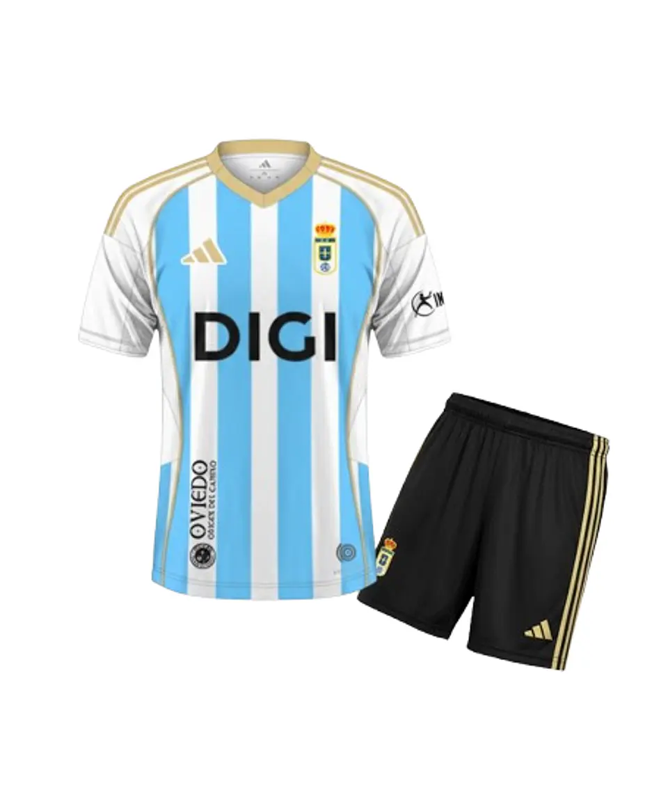 Real Oviedo Kit Criança 2025-26 1