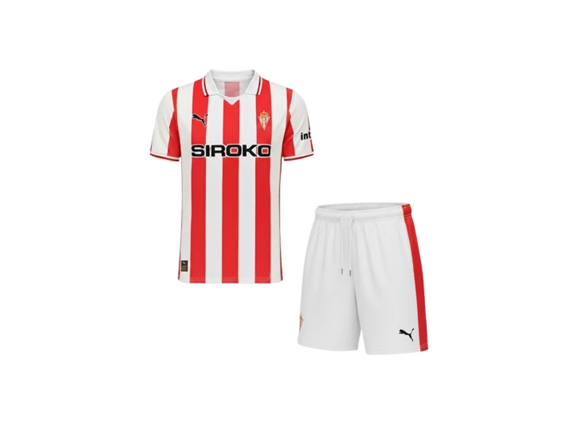 Sporting de Gijon Kit Criança 2025-26 1