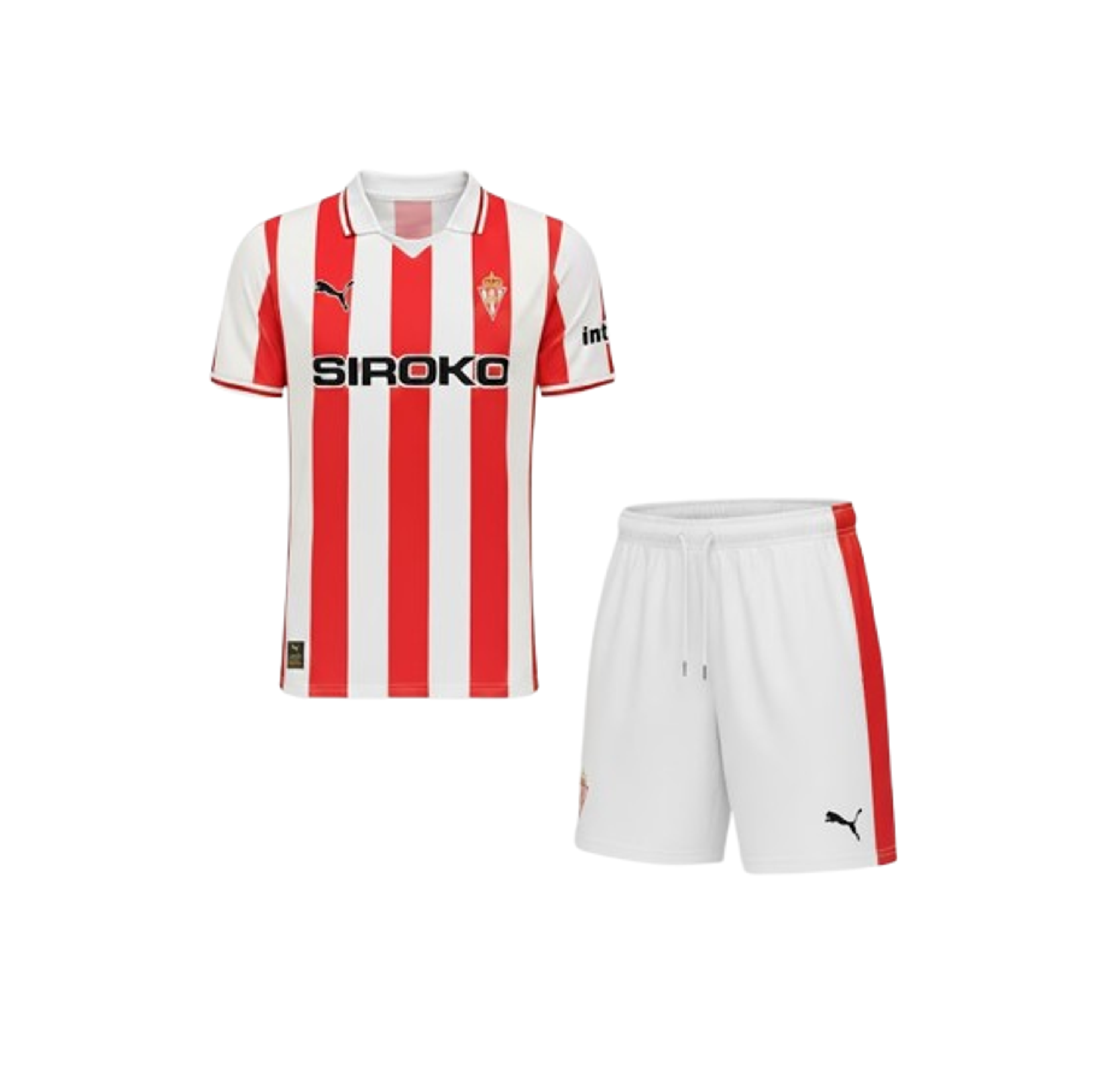 Sporting de Gijon Kit Criança 2025-26 1