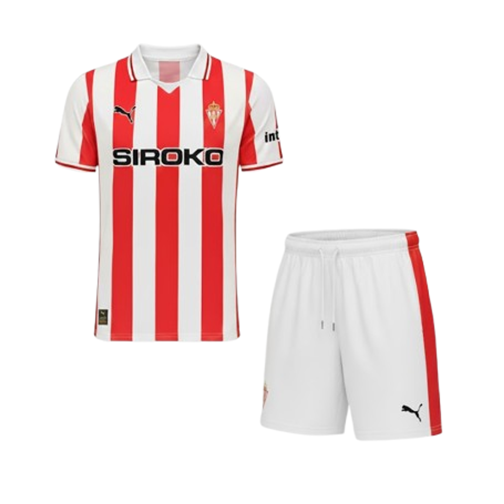 Sporting de Gijon Kit Criança 2025-26 1