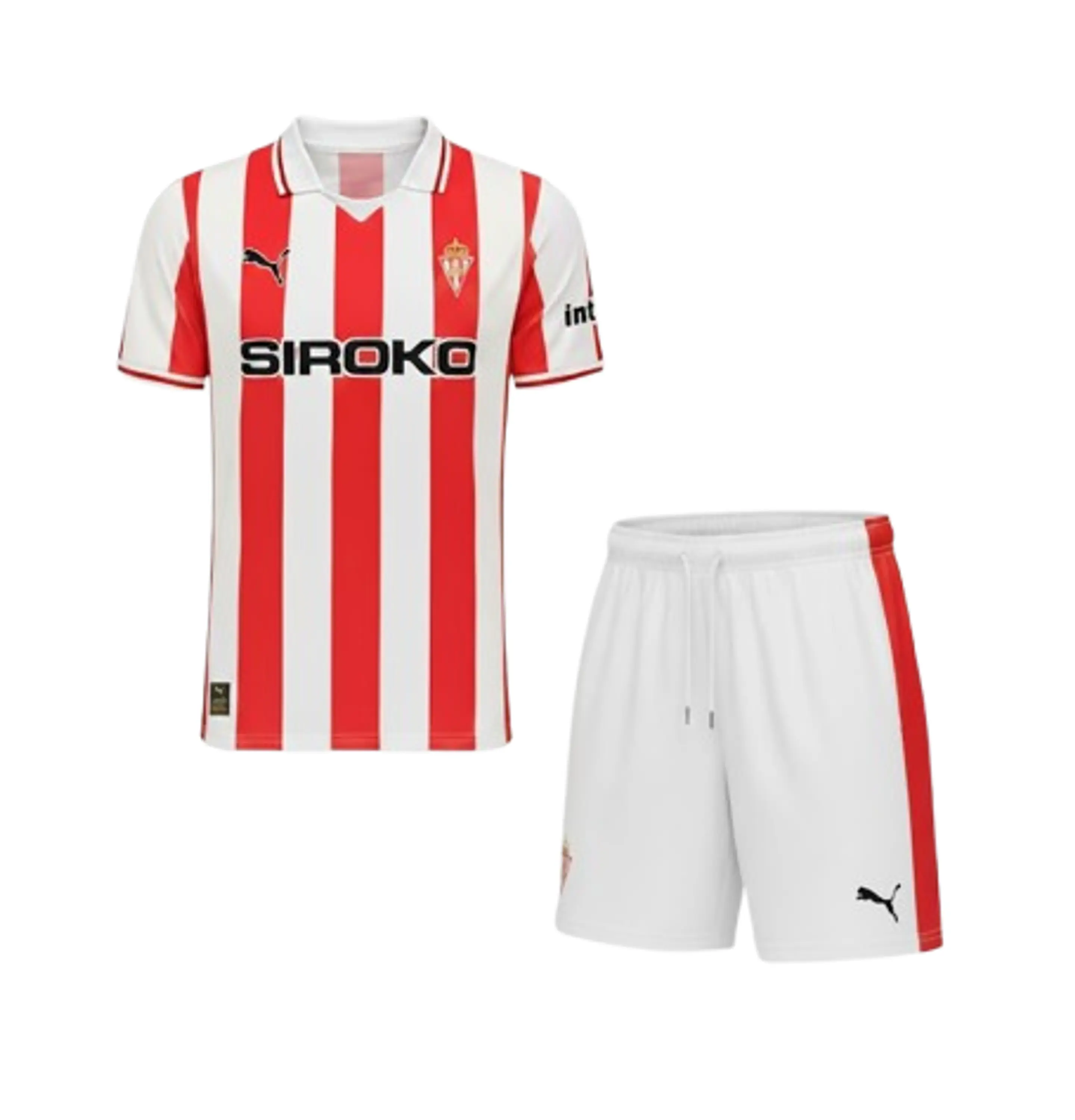 Sporting de Gijon Kit Criança 2025-26 1