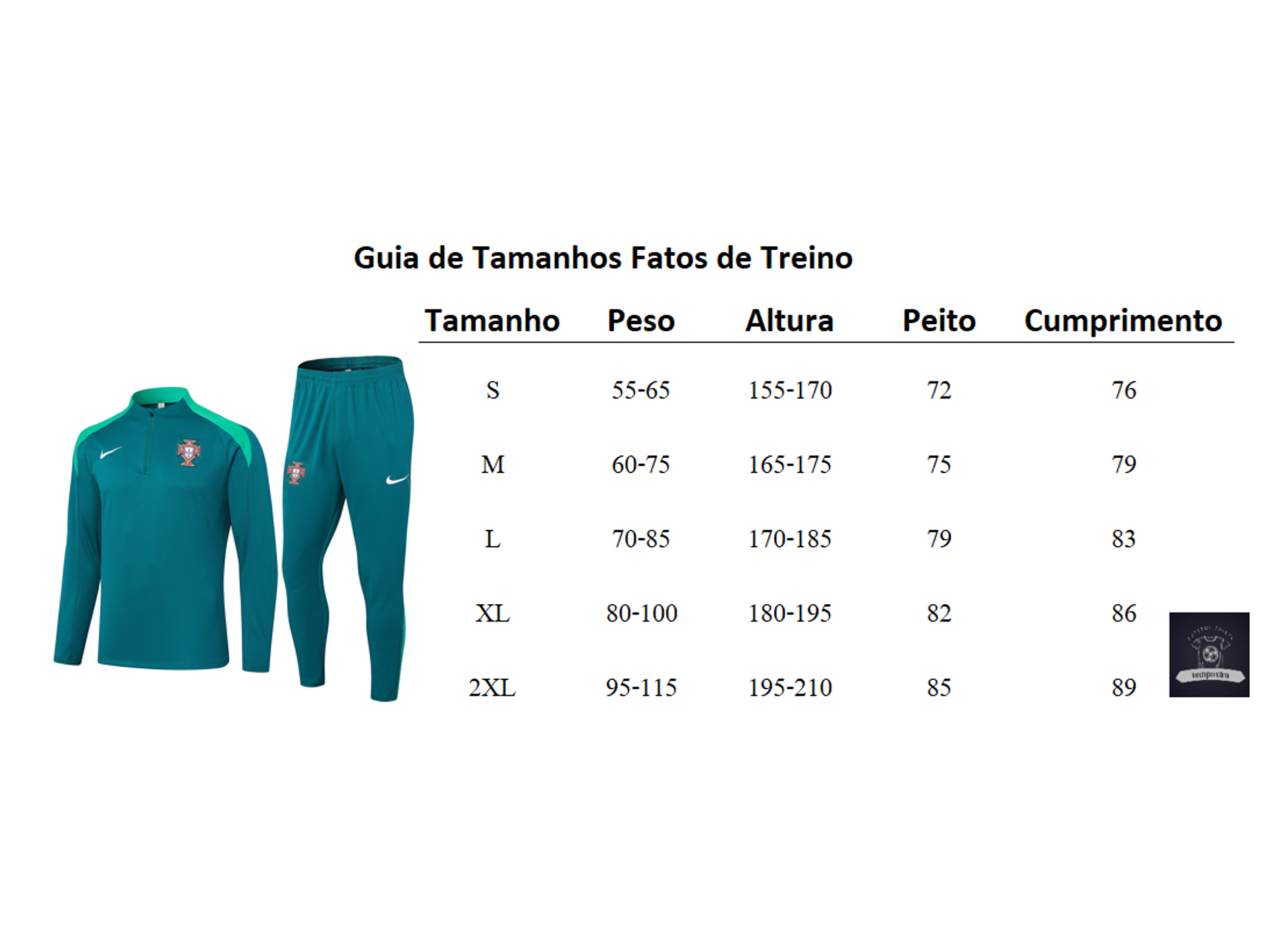 Portugal Fato de Treino 2026 - Zip Completo 5