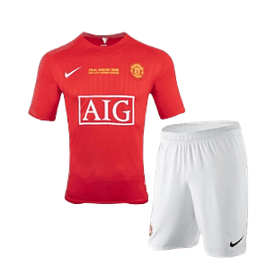 Manchester United retro Kit Criança 2007-08