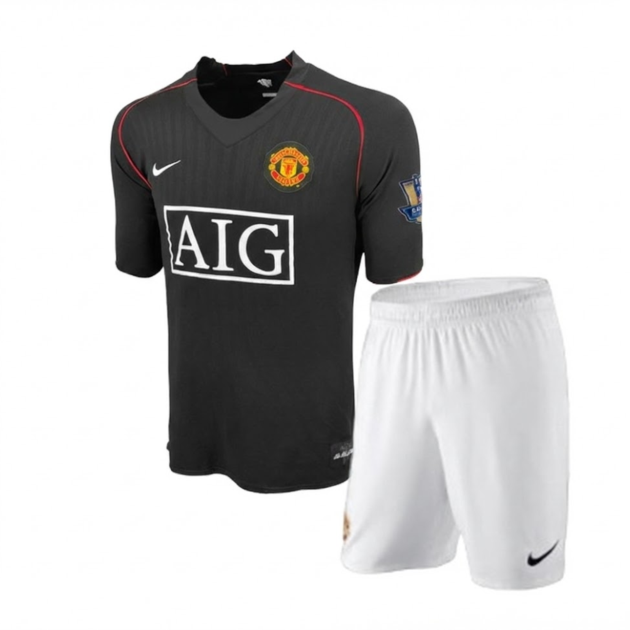 Manchester U. retro Kit Criança 2007-08 1