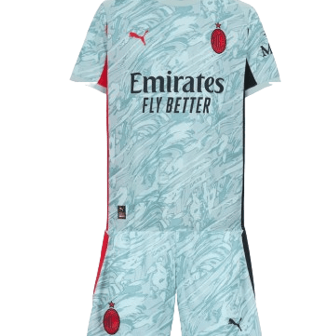 AC Milão aguarda-redes Kit Criança 2025-26 1