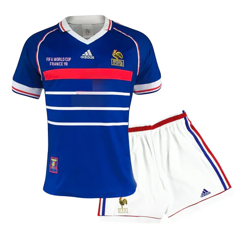 Kit infantil retro de Francia 1998