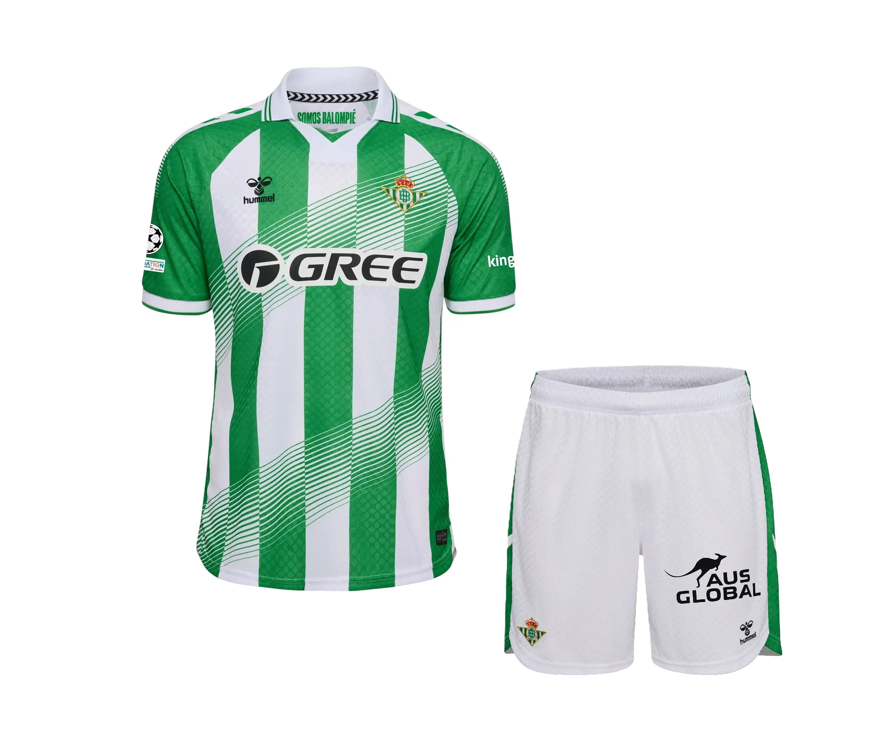 Equipación infantil del Real Betis 2026-27 1