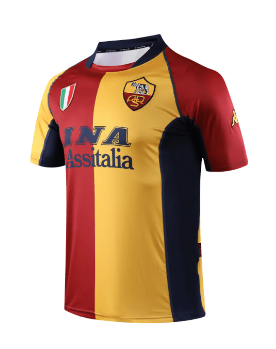 AS Roma retro Kit Criança 2001-02 2