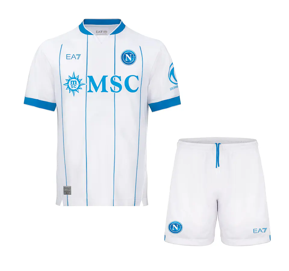 Equipación de visitante del SSC Napoli para niños 2026-27 1