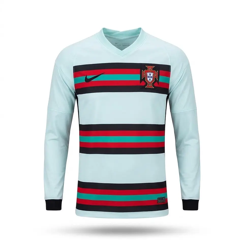 Portugal away retro manga cumprida 2020 1