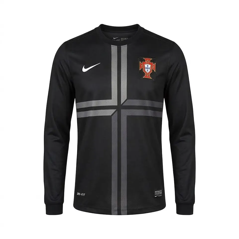 Portugal away retro manga cumprida 2012 1