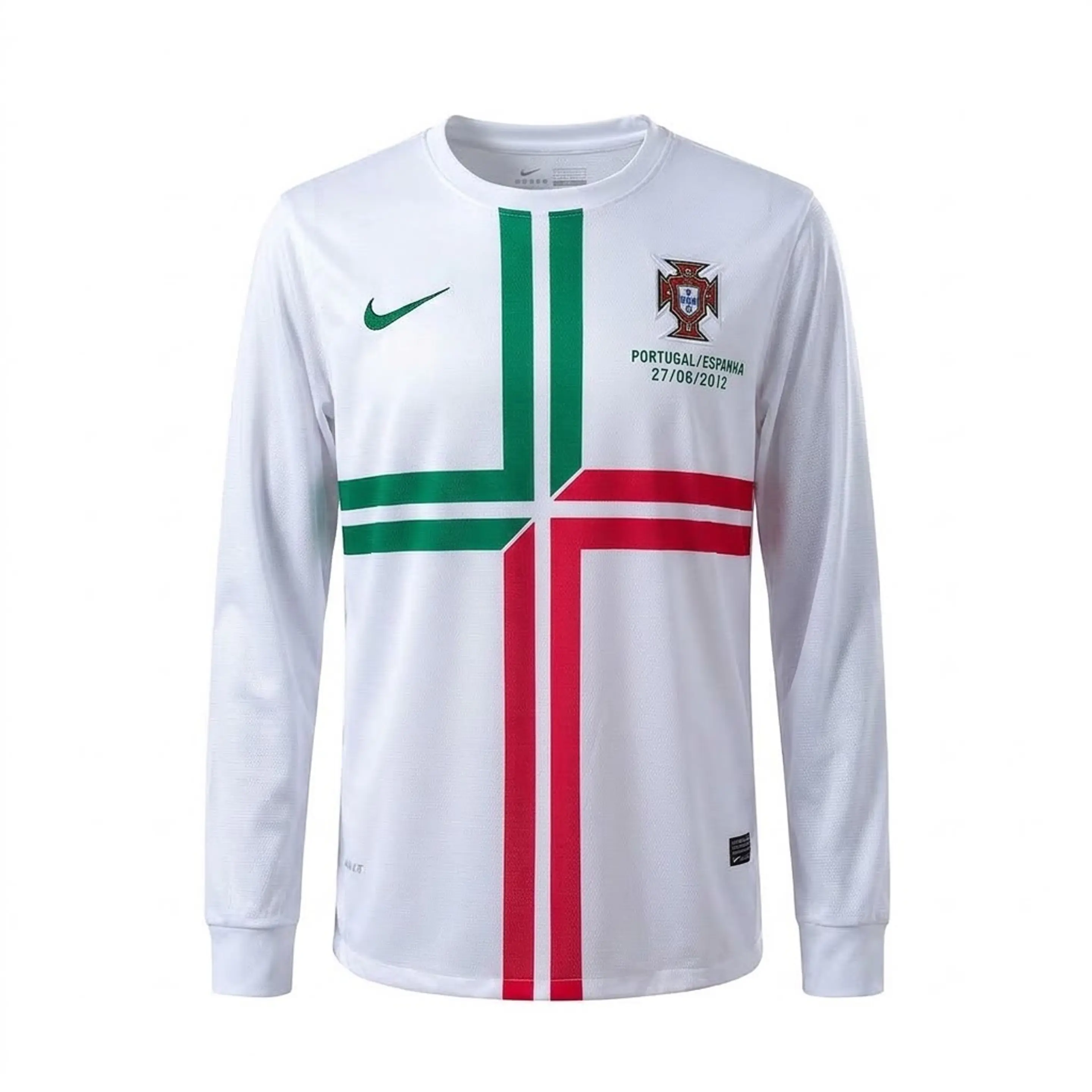 Portugal away retro manga cumprida 2012 1
