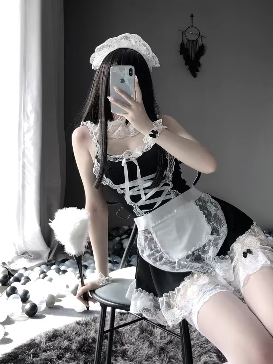 Sexy Lencería Sirvienta Francesa Lolita 4