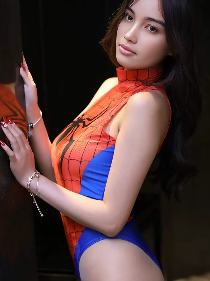Body Spiderwoman cosplay lenceria 4