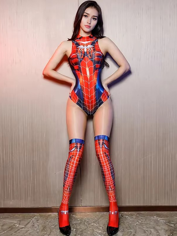 Spidergirl Sexy Traje Lenceria Erotica 1