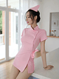 BATA DE ENFERMERA SEXY PINK - Miniatura 1