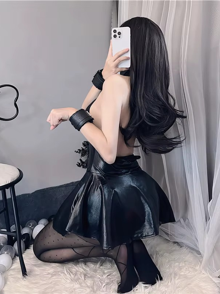 Sexy vestido negro Artoria Pendragon 7