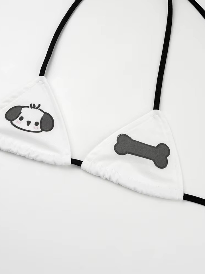 Sexy Bikini de 2 Piezas Estampado Puppy 4