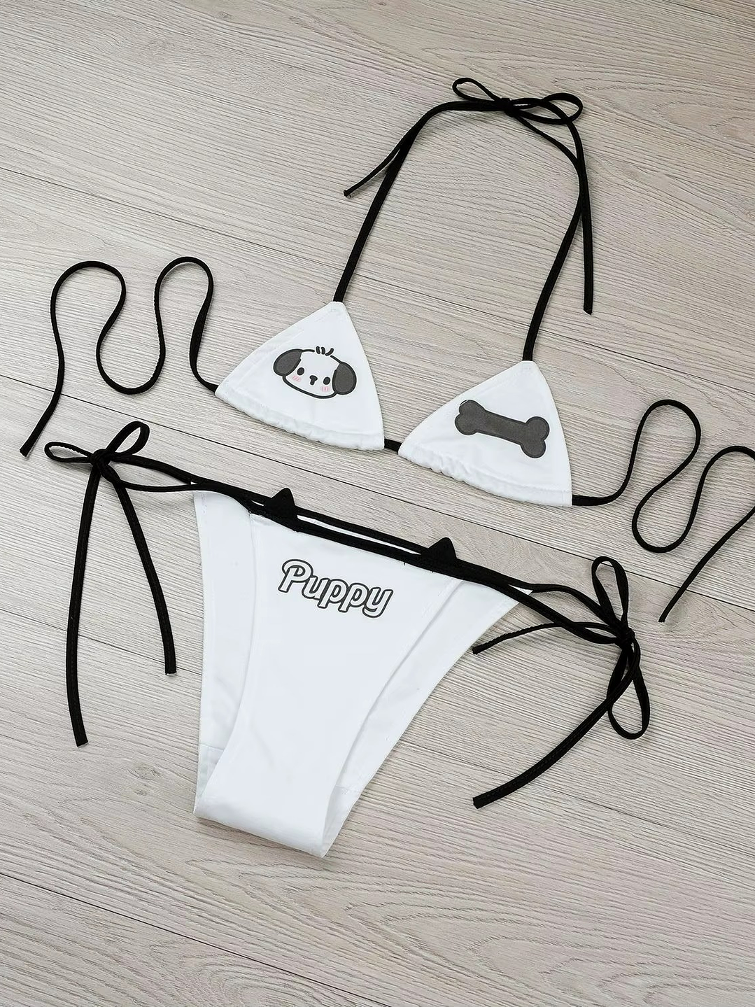 Sexy Bikini de 2 Piezas Estampado Puppy 6