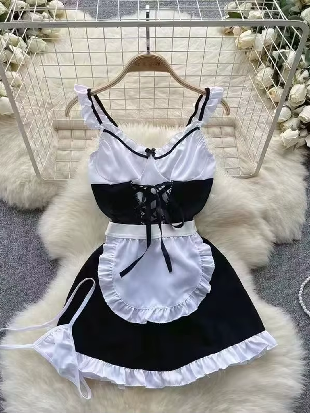 Traje de sirvienta francesa disfraz Maid Corset Arian 5