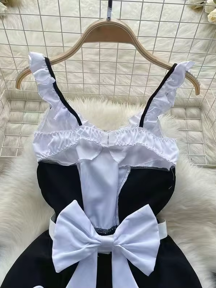 Traje de sirvienta francesa disfraz Maid Corset Arian 8