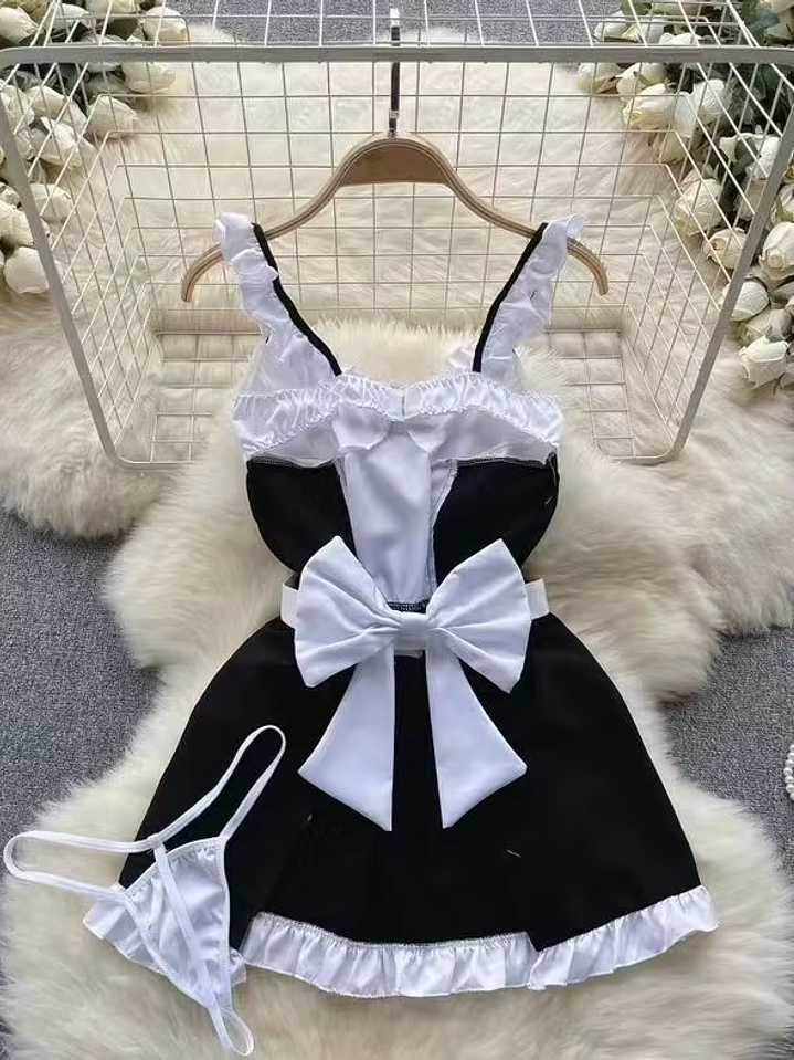 Traje de sirvienta francesa disfraz Maid Corset Arian 6