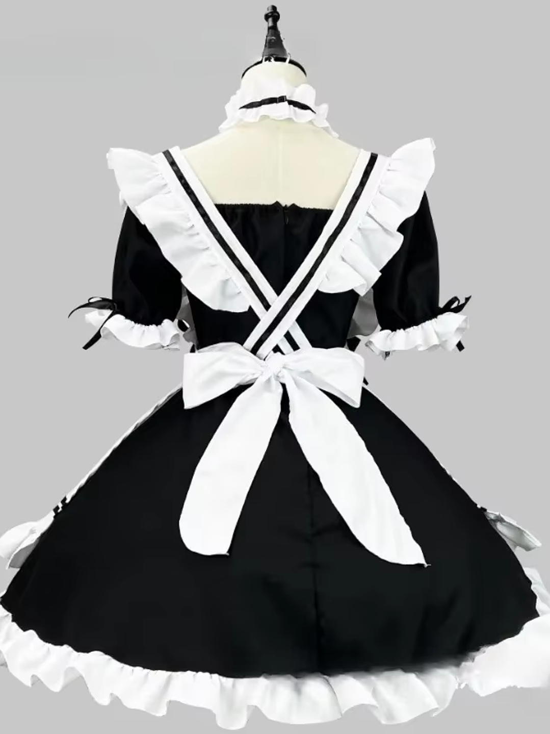 Disfraz Lolita Uniforme De Sirvienta Traje De Cosplay Sexy 6