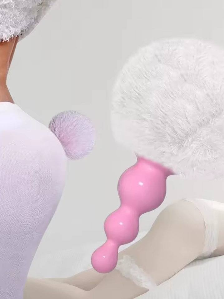 Plug dildo Cola de conejita Ponjosa  3