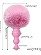 Plug dildo Cola de conejita Ponjosa  - Miniatura 6