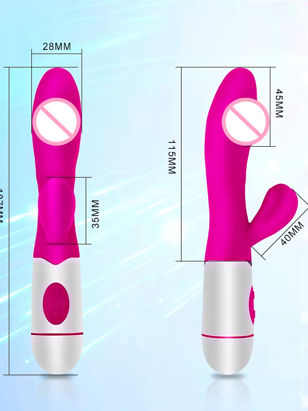 💗 Vibrador con Empuje 3 en 1 – Innovación, Potencia y Placer Inteligente 6