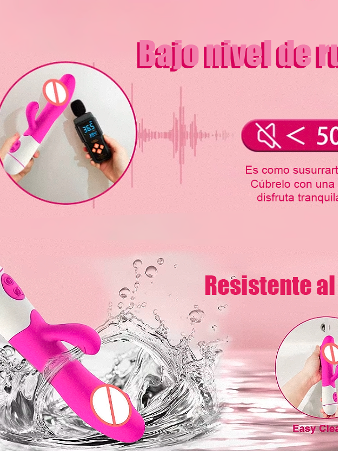 💗 Vibrador con Empuje 3 en 1 – Innovación, Potencia y Placer Inteligente 4