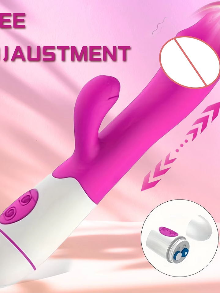 💗 Vibrador con Empuje 3 en 1 – Innovación, Potencia y Placer Inteligente 5