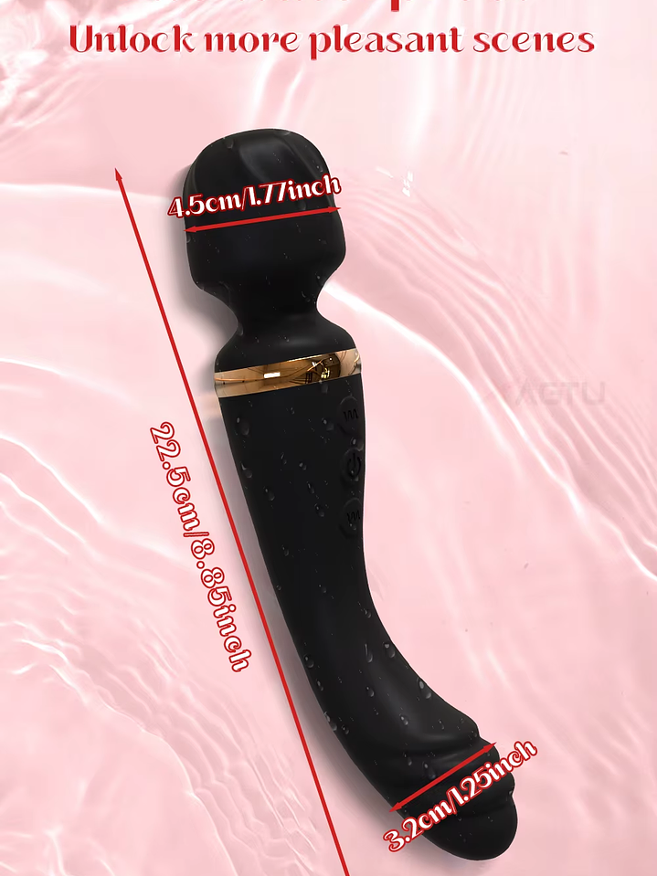 ⚡ Masajeador Recargable Impermeable – Potencia, Elegancia y Confort en un Solo Diseño 3