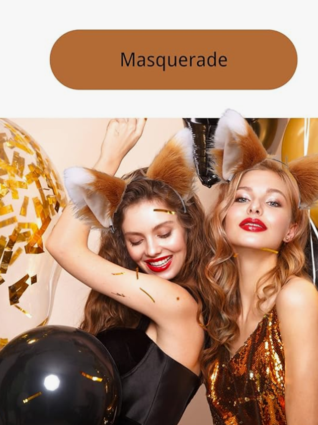 Diadema de Zorro Marron  7