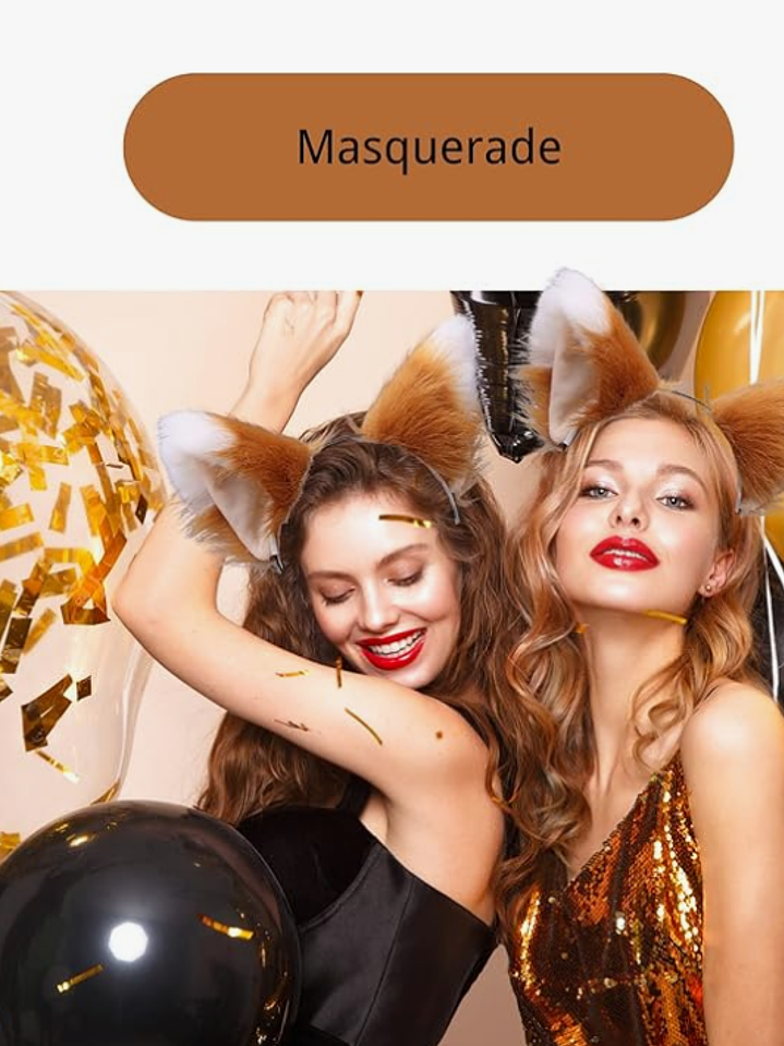 Diadema de Zorro Marron  7